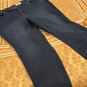 Eloquii Deep Blue Denim Jeans, cotton blend, great condition, 18 Denim